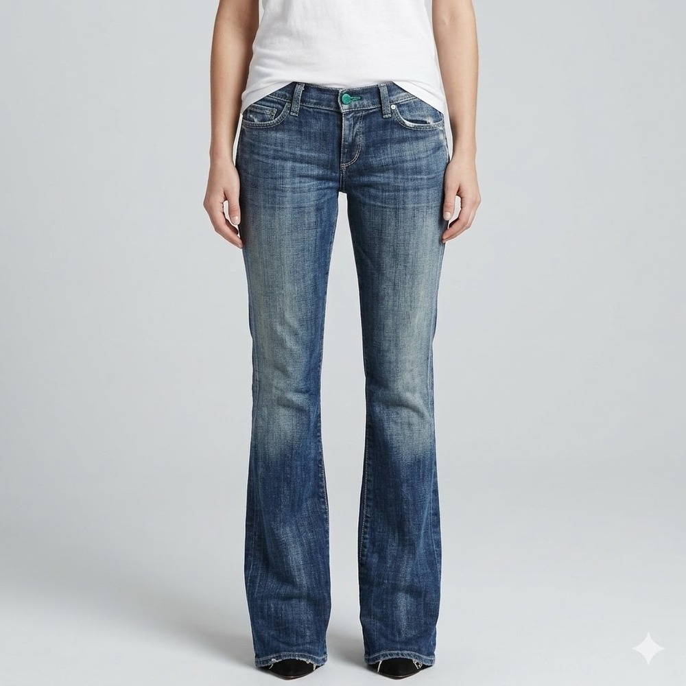 Citizens of Humanity Kelly Low Rise Bootcut Jeans Womens 28 Blue Y2K Read‎
